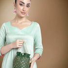 Chic Potli Bag for Fashion Brides - Green