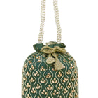 Chic Potli Bag for Fashion Brides - Green