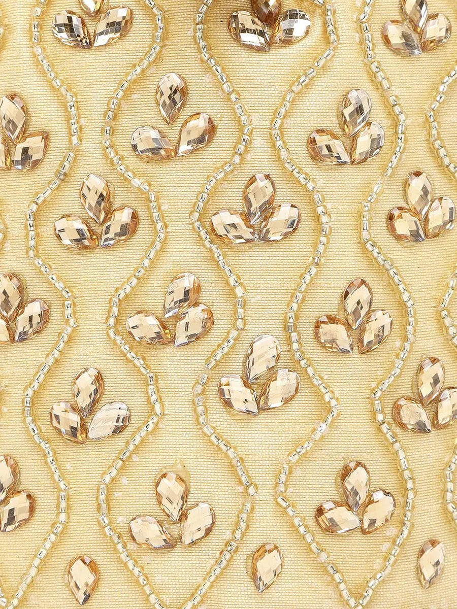 Chic Potli Bag for Fashion Brides - Gold