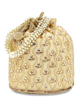 Starry Glam Stones Brown Potli Bag