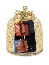Chic Potli Bag for Fashion Brides - Gold