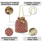 Chic Potli Bag for Fashion Brides - Maroon