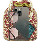 Chic Potli Bag for Fashion Brides - Maroon