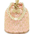 Chic Potli Bag for Fashion Brides - Peach