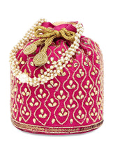 Starry Glam Stones Brown Potli Bag