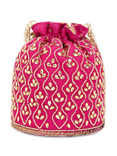 Starry Glam Stones Brown Potli Bag