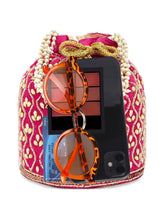 Chic Potli Bag for Fashion Brides - Rani Pink