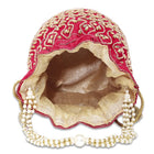 Chic Potli Bag for Fashion Brides - Red