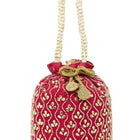 Chic Potli Bag for Fashion Brides - Red