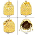 Chic Potli Bag for Fashion Brides - Yellow