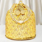 Chic Potli Bag for Fashion Brides - Yellow
