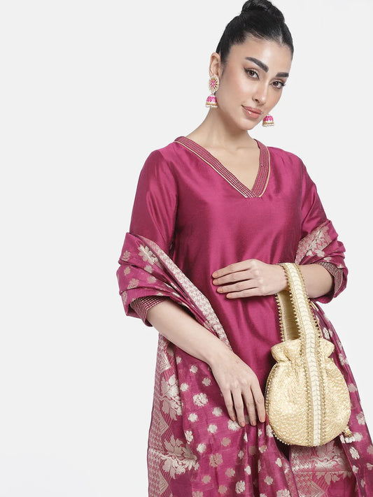 Embroidery Potli Bag – Traditional & Elegant Accessory | Peora