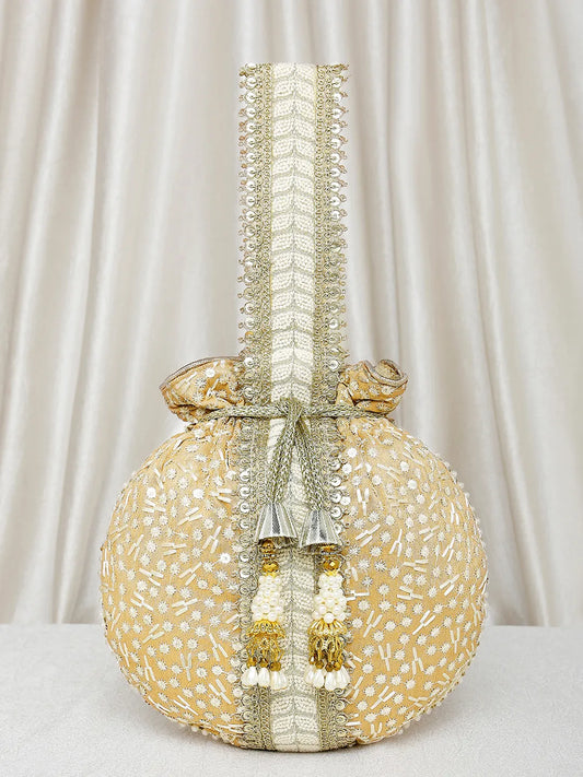 Embroidery Potli Bag – Traditional & Elegant Accessory | Peora