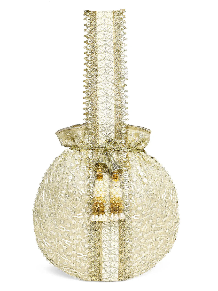 Embroidery Potli Bag – Traditional & Elegant Accessory | Peora