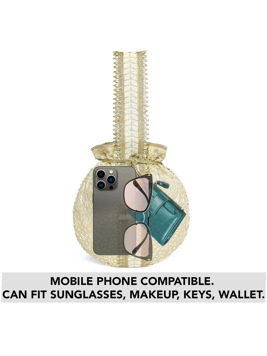 Embroidery Potli Bag – Traditional & Elegant Accessory | Peora