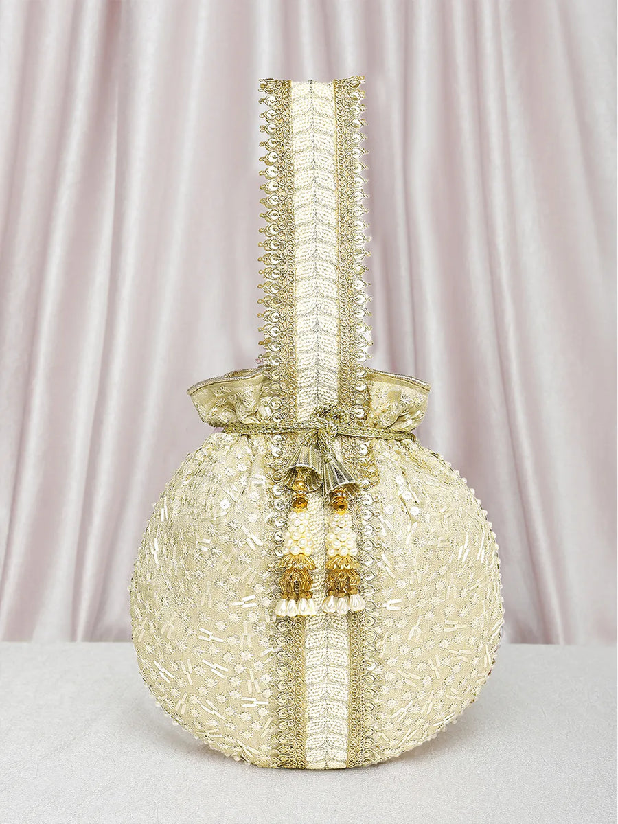 Embroidery Potli Bag – Traditional & Elegant Accessory | Peora