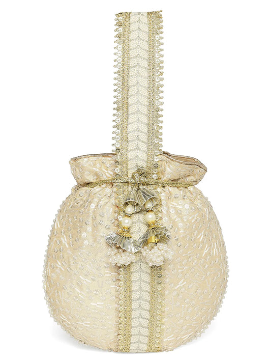 Embroidery Potli Bag – Traditional & Elegant Accessory | Peora