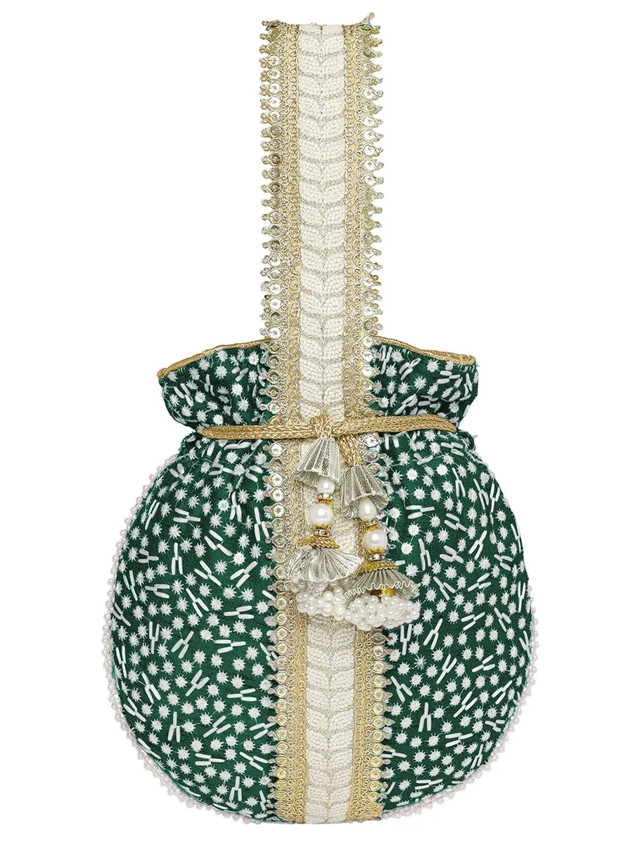 Embroidery Potli Bag – Traditional & Elegant Accessory | Peora