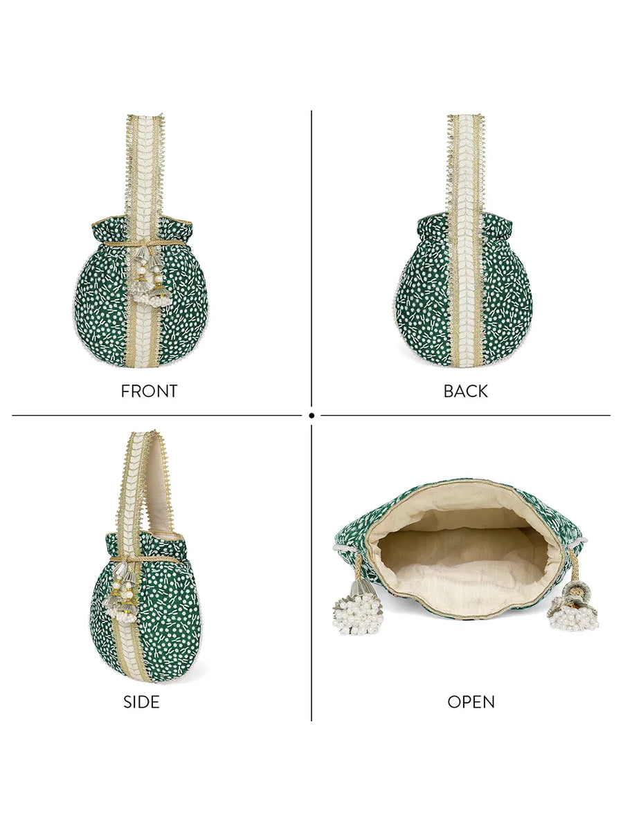 Embroidery Potli Bag – Traditional & Elegant Accessory | Peora