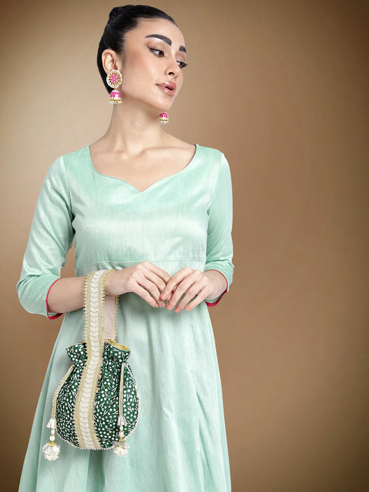 Embroidery Potli Bag – Traditional & Elegant Accessory | Peora