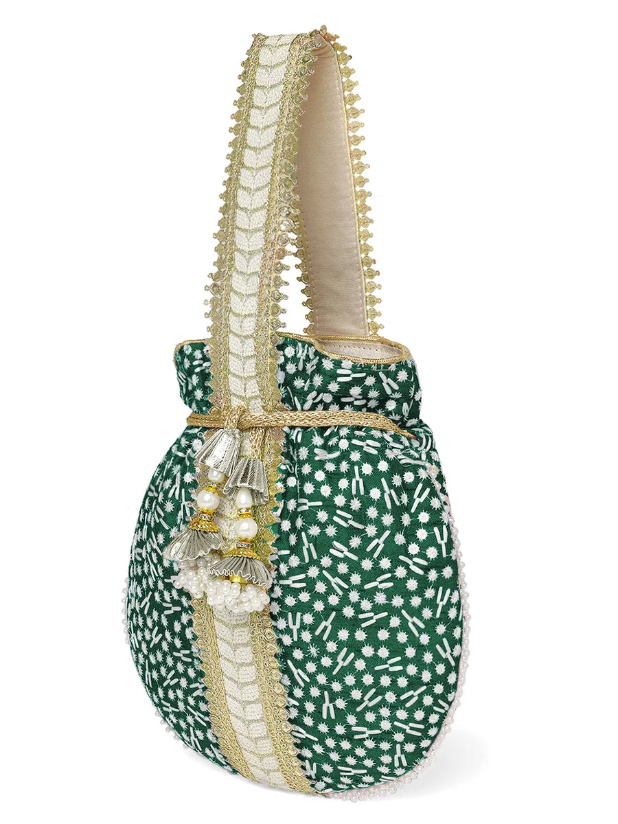 Embroidery Potli Bag – Traditional & Elegant Accessory | Peora