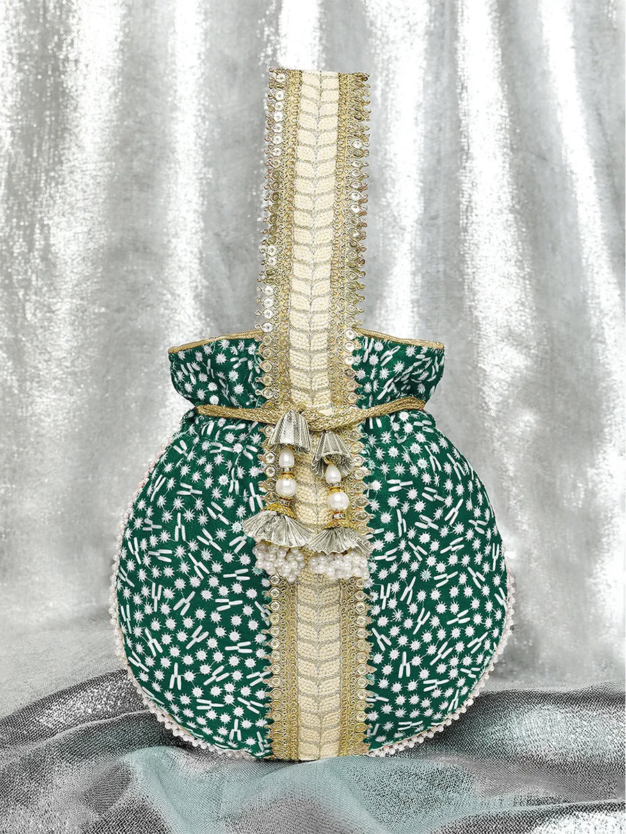 Embroidery Potli Bag – Traditional & Elegant Accessory | Peora