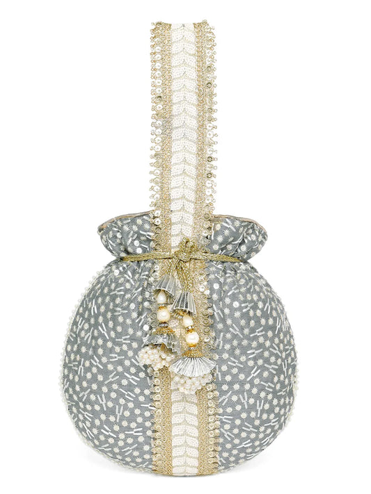 Embroidery Potli Bag – Traditional & Elegant Accessory | Peora