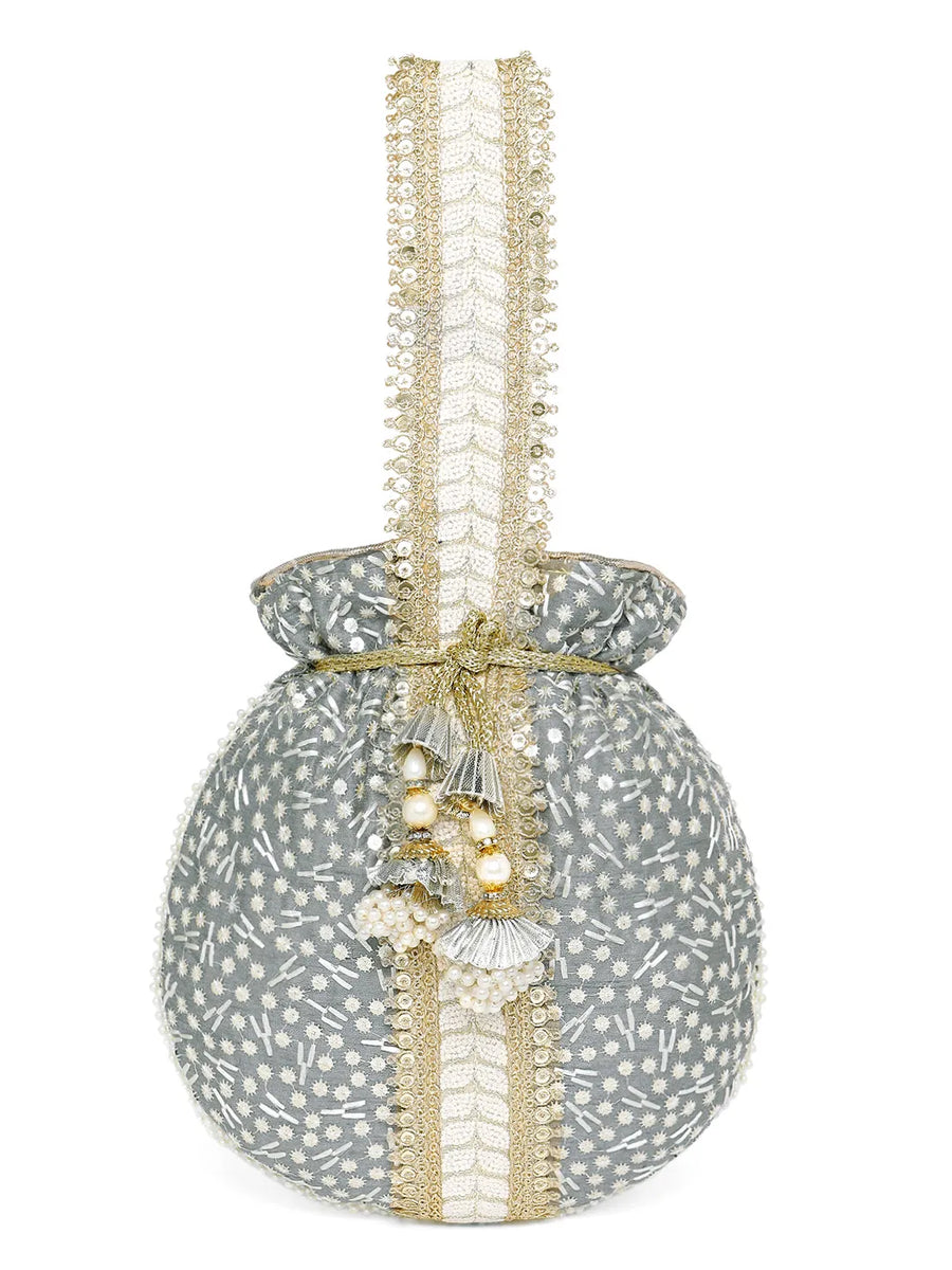 Embroidery Potli Bag – Traditional & Elegant Accessory | Peora