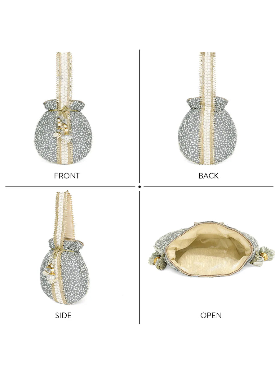 Embroidery Potli Bag – Traditional & Elegant Accessory | Peora