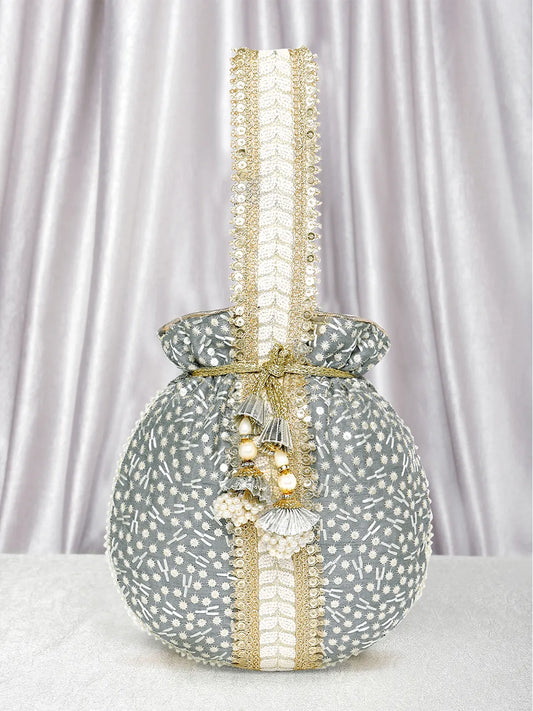 Embroidery Potli Bag – Traditional & Elegant Accessory | Peora