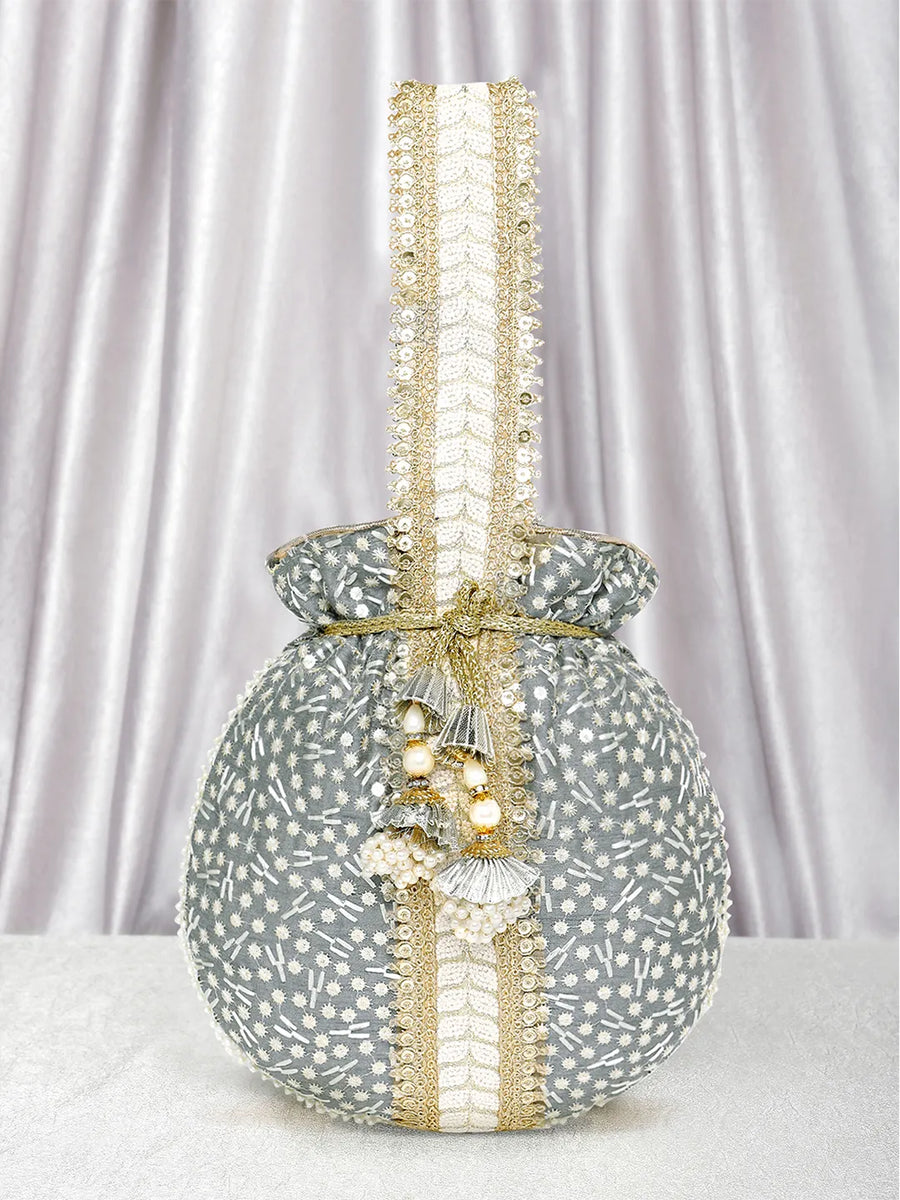 Embroidery Potli Bag – Traditional & Elegant Accessory | Peora