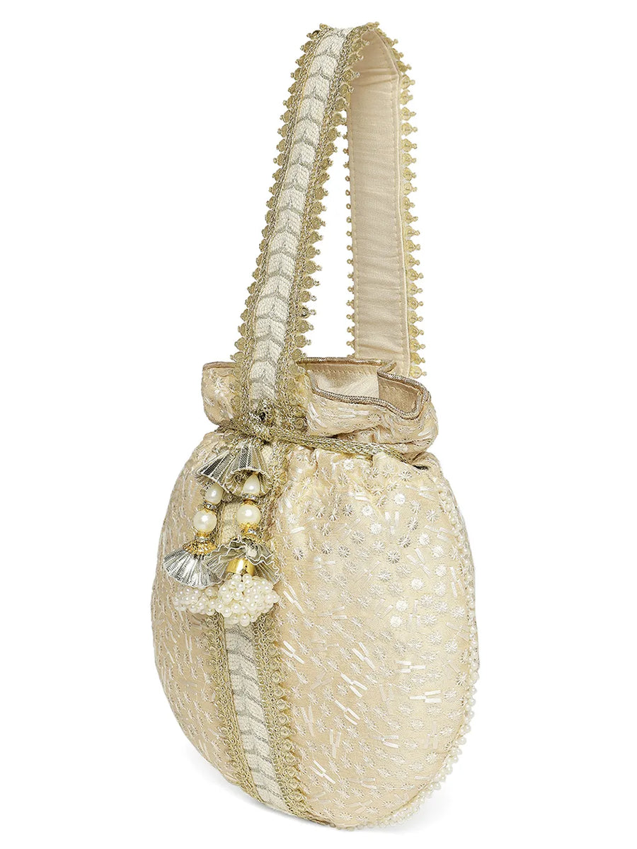 Embroidery Potli Bag – Traditional & Elegant Accessory | Peora