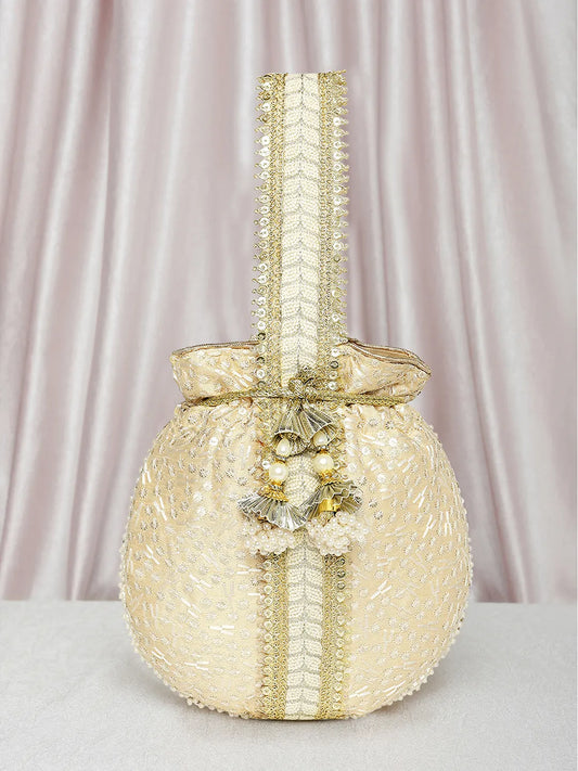 Embroidery Potli Bag – Traditional & Elegant Accessory | Peora