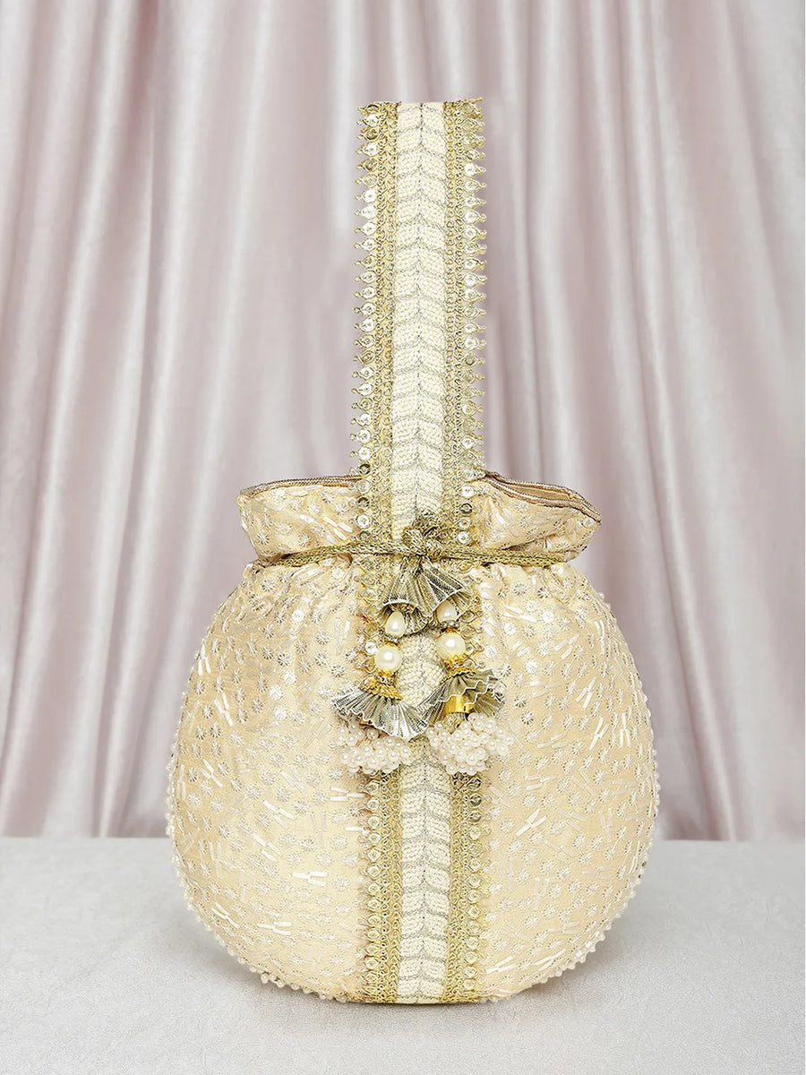 Embroidery Potli Bag – Traditional & Elegant Accessory | Peora