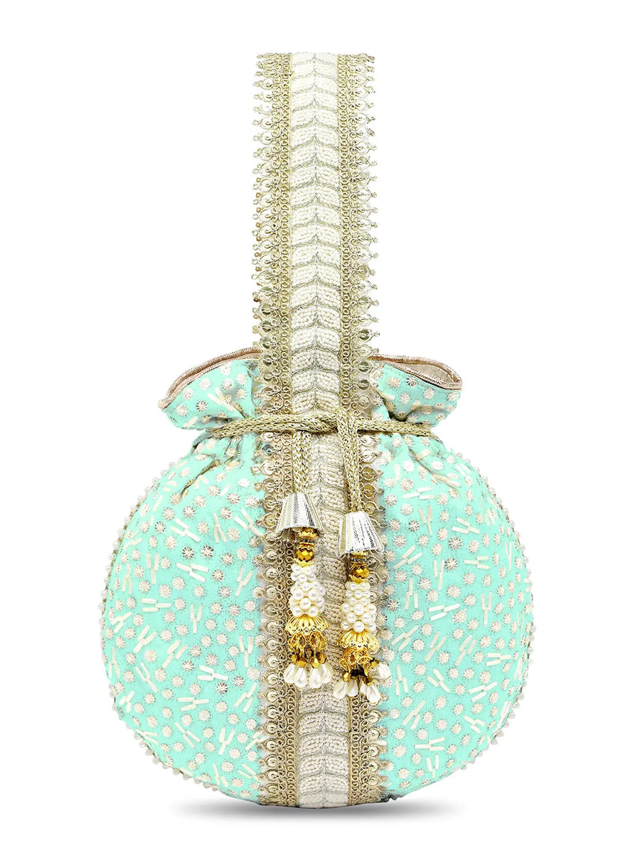 Embroidery Potli Bag – Traditional & Elegant Accessory | Peora