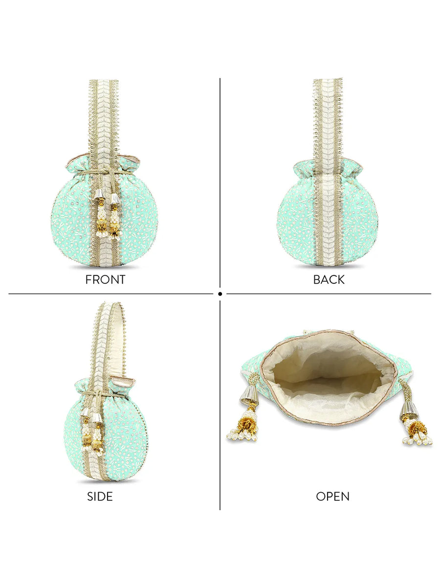 Embroidery Potli Bag – Traditional & Elegant Accessory | Peora