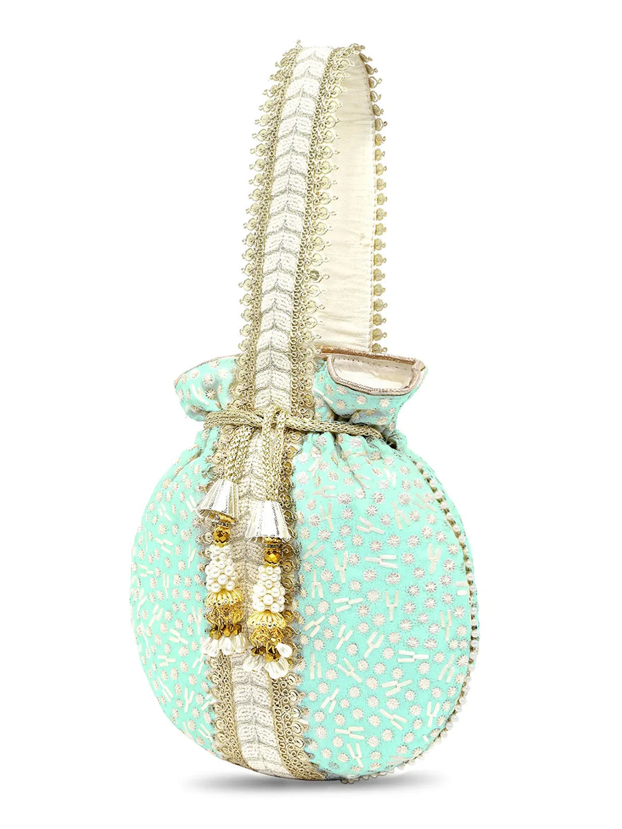 Embroidery Potli Bag – Traditional & Elegant Accessory | Peora