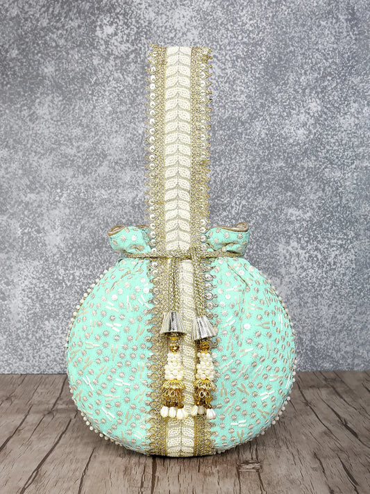 Embroidery Potli Bag – Traditional & Elegant Accessory | Peora