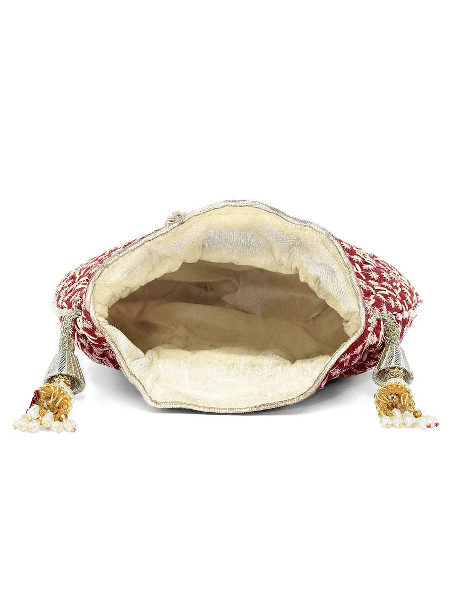 Embroidery Potli Bag – Traditional & Elegant Accessory | Peora