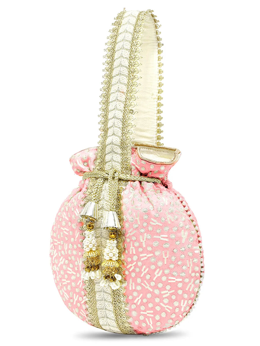 Embroidery Potli Bag – Traditional & Elegant Accessory | Peora