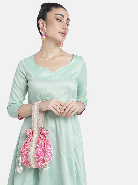 Embroidery Potli Bag – Traditional & Elegant Accessory | Peora