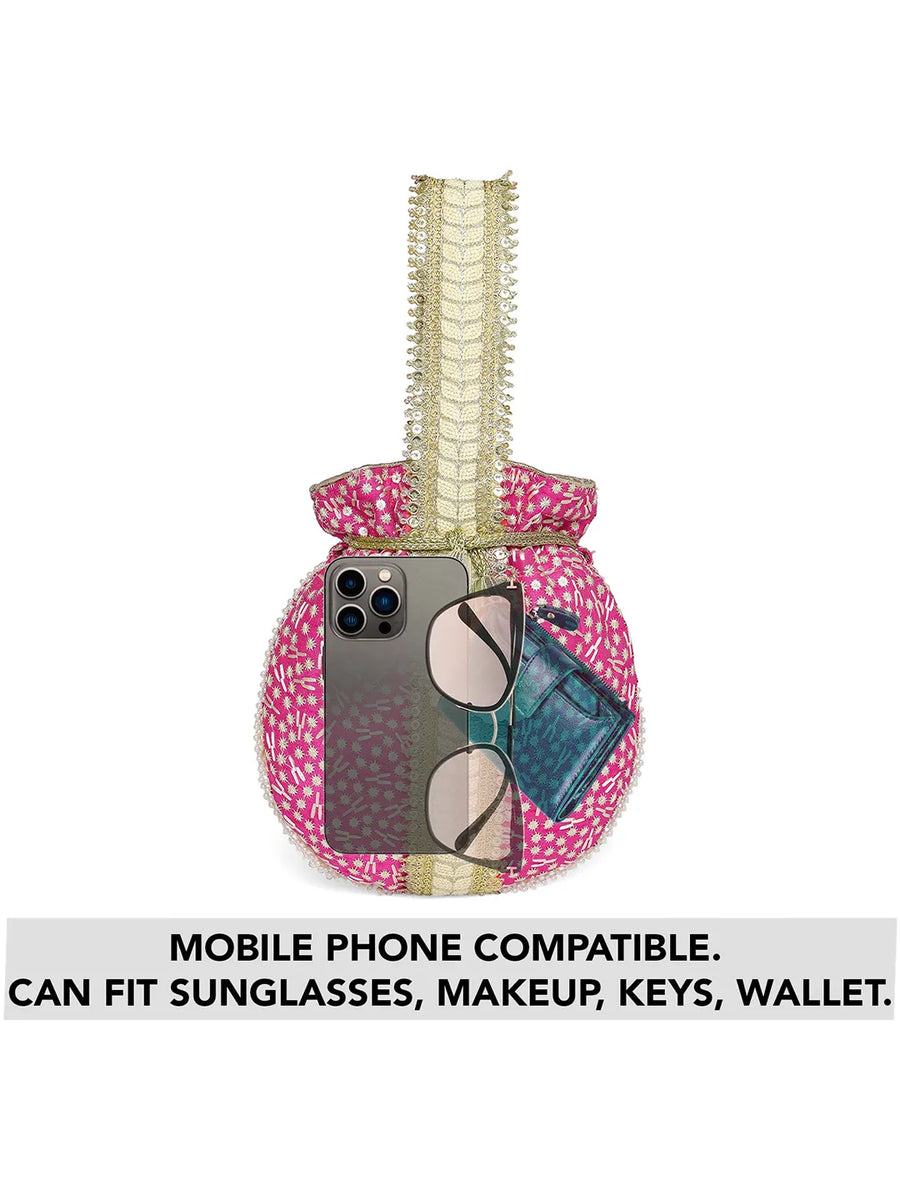 Embroidery Potli Bag – Traditional & Elegant Accessory | Peora