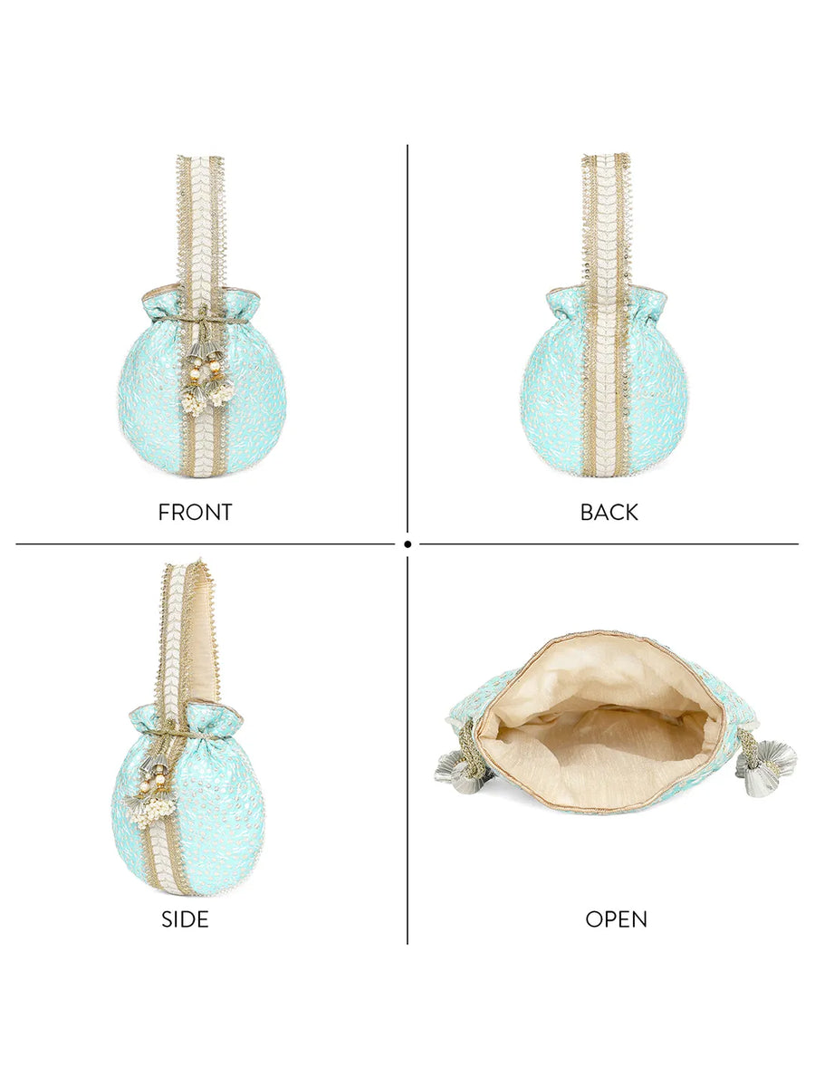 Embroidery Potli Bag – Traditional & Elegant Accessory | Peora