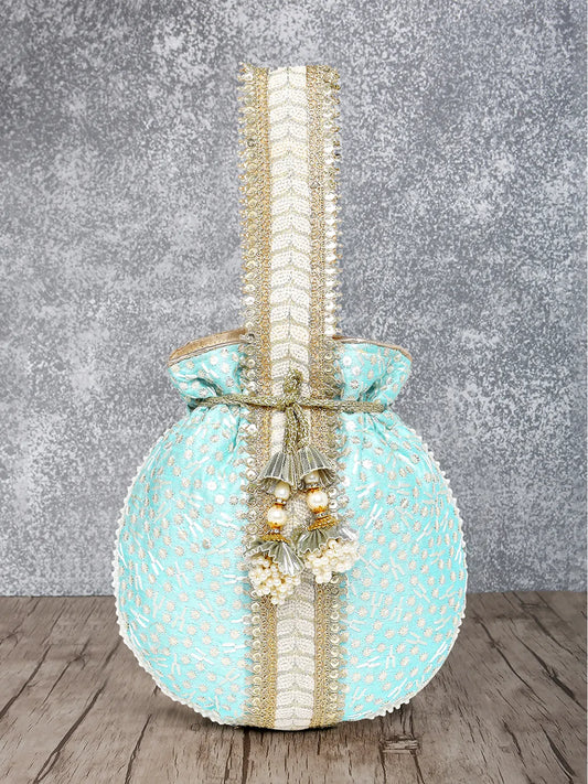 Embroidery Potli Bag – Traditional & Elegant Accessory | Peora