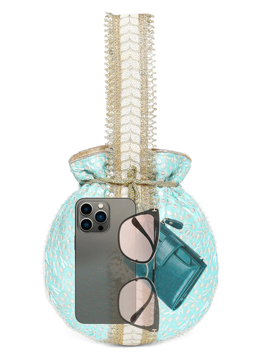 Embroidery Potli Bag – Traditional & Elegant Accessory | Peora