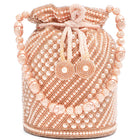 Wedding Bliss Wristlet Potli Bag - Rose Gold