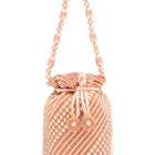 Wedding Bliss Wristlet Potli Bag - Rose Gold