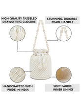 Wedding Bliss White Potli Bag