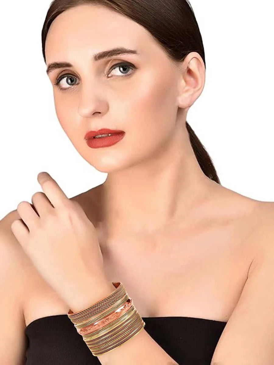 Copper Cuff Bracelets – Handcrafted Elegance in Copper | Peora