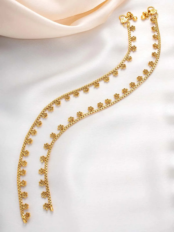 Fancy Anklet Chain by Peora | Stylish Footwear Accessory for Women